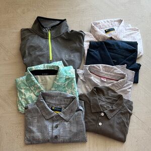 Mens polo shirts and pull over bundle